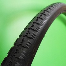 X2) 26”X1 3/8” Solid Urethane Black Tire PU formed wheel wheelchair part... - $66.00