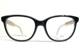 Tommy Hilfiger Eyeglasses Frames TH 1355 K17 Black Blue Gold Cat Eye 52-... - $51.21