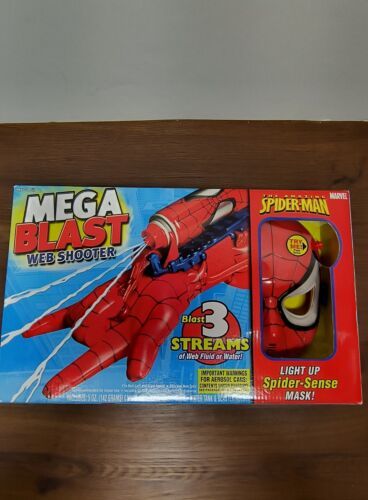 Mega Blast Spider-Man Web Shooter BRAND NEW Marvel Toy Biz Worldwide 2004 - $89.99