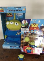 Disney Toy Story Talking Alien 12&quot; &amp; Turning Head &amp; 2.5&quot; Figures - £55.93 GBP