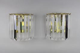 Pair Of Vintage Quality Regency Venini Style Lucite Wall Sconces (New Old Stock) - £262.39 GBP