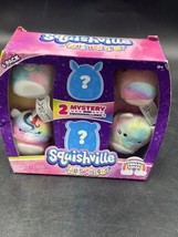 Squishmallows Squishville 2&quot;Rainbow Dream Squad 6 Pack Mystery Pack dented box - £11.10 GBP