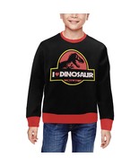 I Love Dinosaur Rib Cuff Crewneck Sweatshirt for Kids - $54.33 CAD