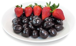 Fresh Strawberry Freeze Dried With Sugar Free Dark Chocolate - 24 Pcs - £39.83 GBP