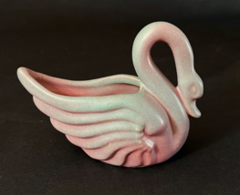 Vintage Niloak Miniature Matte Gray Swan Vase - $14.00