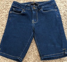Lucky Brand Shorts ~ Girls Size 10 ~ Blue ~ 8&quot; Inseam ~ Cotton/Spandex S... - £17.88 GBP
