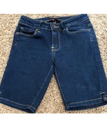 Lucky Brand Shorts ~ Girls Size 10 ~ Blue ~ 8&quot; Inseam ~ Cotton/Spandex S... - $30.69 CAD
