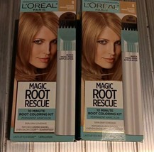 2  L&#39;Oreal Paris Magic Root Rescue Permanent Hair Color, Medium Blonde 8... - $16.69