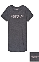 VICTORIA&#39;S SECRET Short Sleeve SLEEPSHIRT Size: MEDIUM New VS Gown - £55.29 GBP