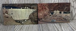 Hoover Boulder Dam Arizona Nevada Postcard Chrome Divided Unsent Vintage... - $93.27 MXN