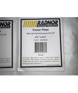 RADNOR COVER PLATE 4 1/2&quot; x 5 1/4&quot; PART # 64005036 LOT OF 3 NEW - $187.20 MXN