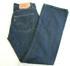 Levi Strause &amp; Co VTG 90&#39;s button fly Size 31  X 31 Dark Denim Jeans Levi&#39;s - £47.48 GBP