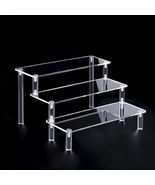 TECHSHARE Clear Acrylic 3-Tier Display Stand Organizer Transparent - $20.83 CAD