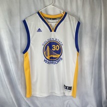 Golden State Warriors Basketball Shirt Jersey Adidas Sz L Mens #30 Stephan Curry - $37.08