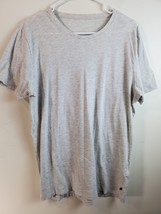 Bonobos T Shirt Mens Size Large Heather Gray Knit Cotton Short Sleeve Round Neck - £10.22 GBP