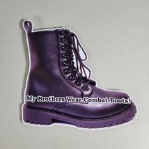 My Brothers Wear Combat Boots Magnet Indoor Outdoor 5&quot; x 5&quot; GGS Graphics - £5.65 GBP