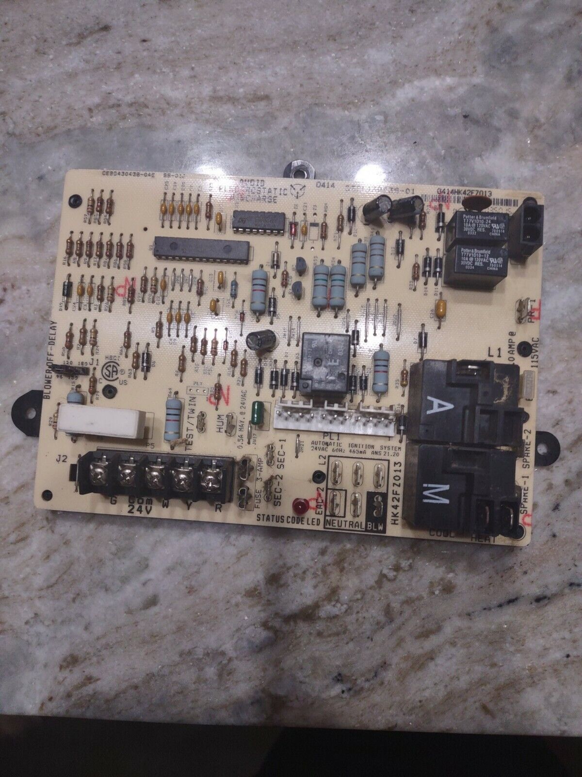 Potter &amp; Brimfield T7CS5D2-12 Circuit Board-RARE-SHIPS N 24 HOURS - $117.69