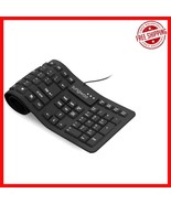 Full-Size Waterproof Silicone Keyboard - Ideal for On-the-Go Professionals - $660.61 MXN