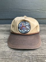 Burlebo Outdoors Live Wild Duck  SnapBack Rope Hat Waxed Canvas Khaki Ca... - $14.25