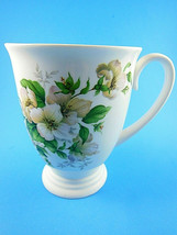 Rose of Sharon Bone China Cup Royal Patrician Staffordshire England PRETTY! - $8.16