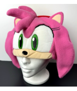 Amy Rose Fleece Plush Cap Pink Hat Cosplay Great Eastern Sonic the Hedgehog - $21.77