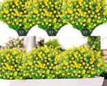 Ageomet Artificial Flowers For Outdoor Decoration: Bulk Faux Plants With Uv - $44.94