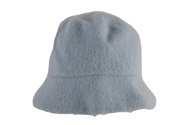 Vintage J Crew Blank Wool Knit Boonie Bucket Sun Hat Light Blue Womens O... - $49.45