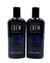 American Crew Anti-Dandruff + Dry Scalp Shampoo 8.4 oz-2 Pack - £25.47 GBP