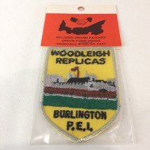 New Vintage Patch Badge Travel Souvenir WOODLEIGH REPLICAS P.E.I Amuseme... - $21.78