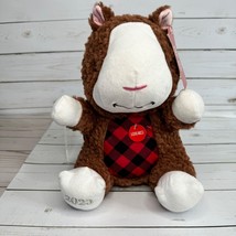 Petsmart Hope Brown &amp; White Hamster Plaid Squeaky 11&quot; Plush Toy 2023 - $12.86