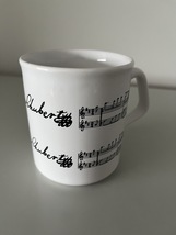 SCHUBERT CERAMIC MUG (MUSIC GIFTS, 1988) - $11.45