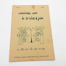 Song Booklet Melchizedek Mass King of Peace 1973 GIA Publications - $12.86