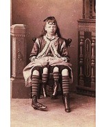 1900&#39;s Carnival Sideshow - 4 Legged Girl - Postcard Poster - £26.37 GBP