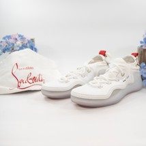 Christian Louboutin Arpoador White Leather Sneakers 40 NWOB - $592.52
