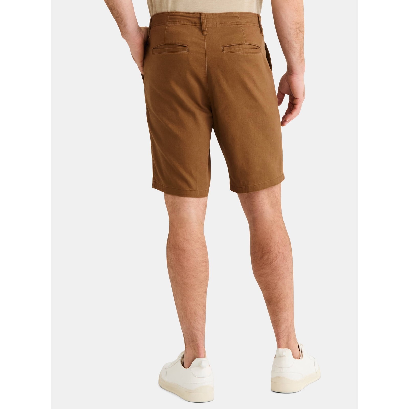 George Men's Flat Front Shorts, 9" Inseam, Brown Partridge Size 40 Item image 2