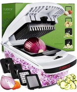 Vegetable Chopper - Spiralizer Vegetable Slicer - Onion Chopper with Con... - £43.15 GBP