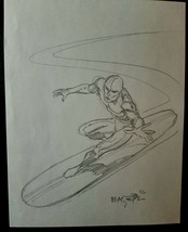 Val Mayerik:Fame 70,S Artist ( Silver Surfer) Sketch Artsketch Art - £302.59 GBP