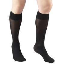 TRUFORM Lites Ladies&#39; Sheer Knee High 8-15mmHg (Black) X-Large - £14.50 GBP