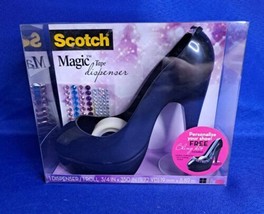 Brand New! Scotch® Magic™ Tape Black High Heel Shoe Stiletto Tape Dispenser - £16.92 GBP