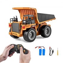 RC Remote Control Dump Truck Toy Construction Vehicle Toy 9CH 1:18 Scale - $62.32