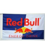 RedBull Energy Drink Flag 3X5 Ft Polyester Banner USA 90x150cm Red Bull - €17,06 EUR
