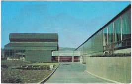 Postcard Corning Glass Center Steuben Factory Pyrex Bridge Corning New York - £3.10 GBP