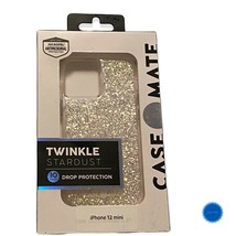 CaseMate Twinkle Series Hybrid Case Apple iPhone 12 Mini (2020 5.4&quot;) Stardust - £27.37 GBP