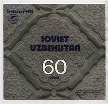 Soviet Uzbekistan 60 Years Intourist Booklet USSR 1984 - £13.93 GBP