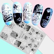 Nail Art 3D Decal Stickers enjoy your summer starfish shell surfer XF3126 - £2.51 GBP