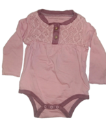 Burts Bees Baby one piece pinkish macrame style front - £3.54 GBP