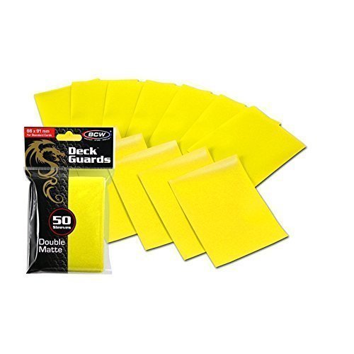 1500 Yellow Double Matte Deck Guard Card Sleeves - Ultra Protectors - MTG - YU-G