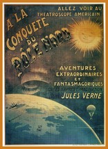 9712.Decoration Poster.Home room interior.Conquest of North Pole.Jules Verne - £12.87 GBP+