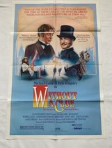 Without A Clue, 1988 Vintage original one sheet movie poster, Mystery/Comedy - £38.92 GBP