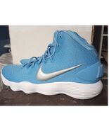 Men's Nike Hyderdunk 11 Carlina Blue Hightop 2017 TB University  - $49.50